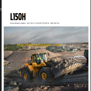 VOLVO L150H WHEEL LOADER PARTS MANUAL