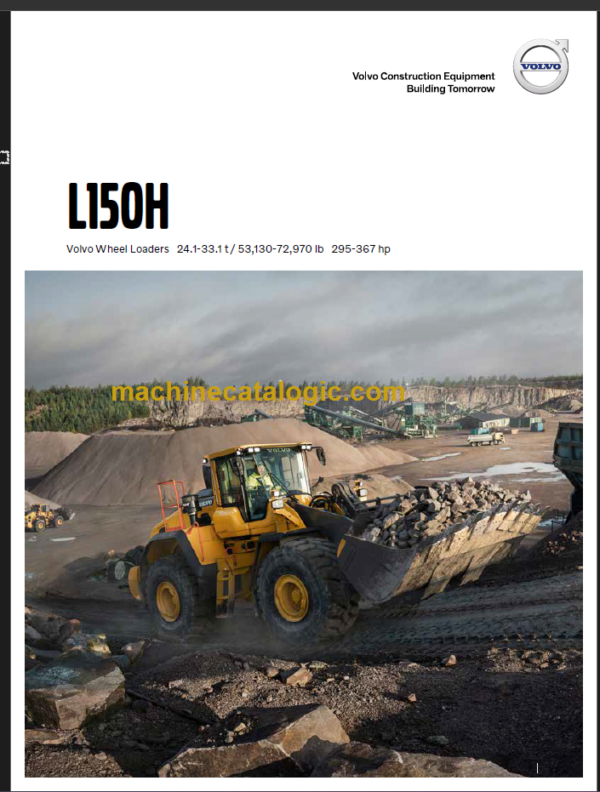 VOLVO L150H WHEEL LOADER PARTS MANUAL