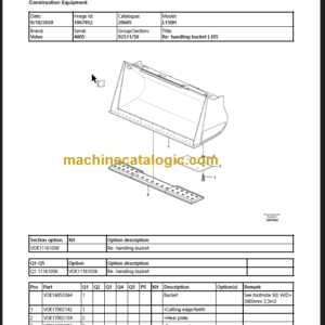 Volvo L150H Parts Manual PDF