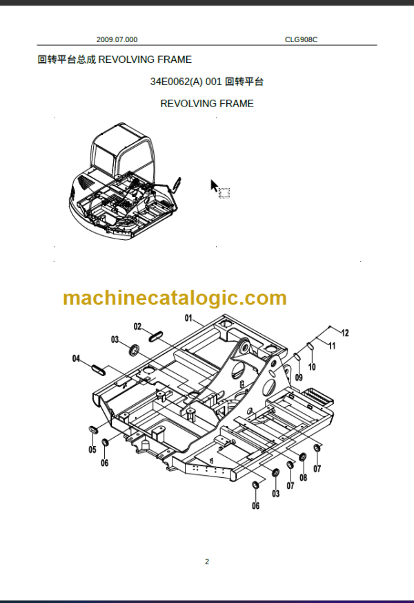 CLG908C III PARTS CATALOGUE