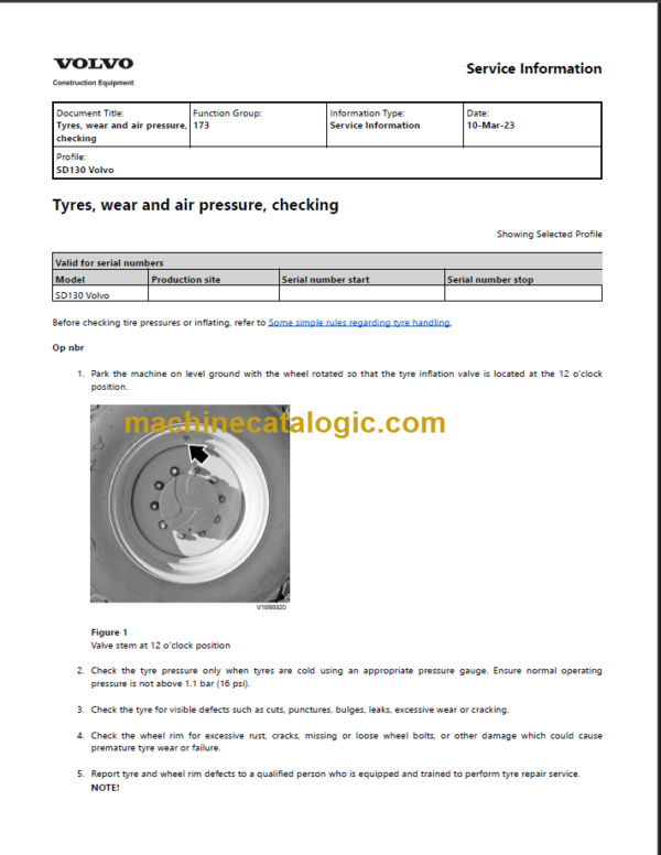 VOLVO SD130 SOIL COMPACTOR SERVICE REPAIR MANUAL