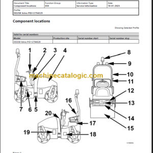 VOLVO DD25B ASPHALT SERVICE REPAIR MANUAL