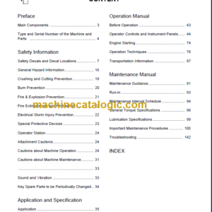 LIUGONG CLG906C OPERATION AND MAINTENANCE MANUAL