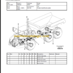 Volvo A25F Articulated Dump Truck Parts Catalog Manual