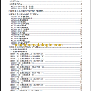 LIUGONG CLG906C PARTS MANUAL