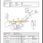 Volvo A25F Articulated Dump Truck Parts Catalog Manual
