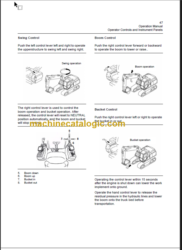 CLG906C OPERATION AND MAINTENANCE MANUAL