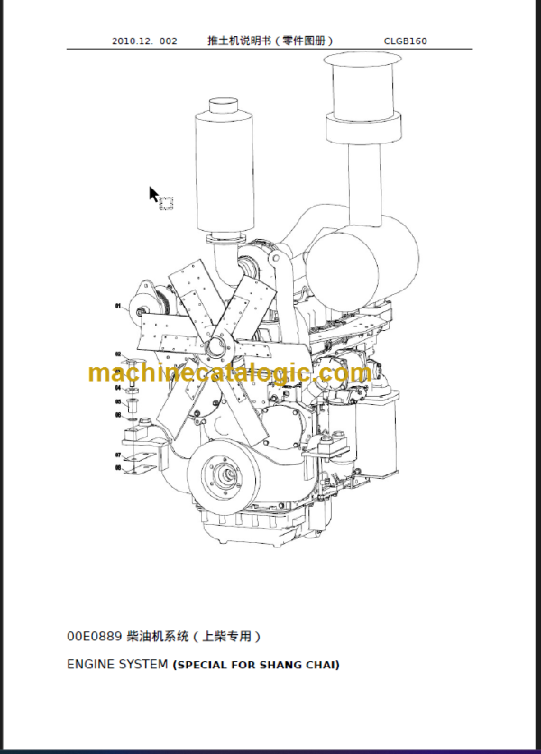 CLG B160 PARTS CATALOG