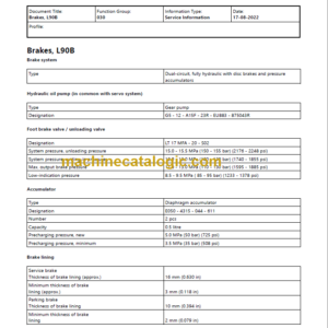 VOLVO BM L90B WHEEL LOADER SERVICE REPAIR MANUAL