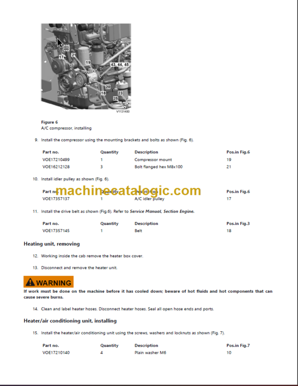 VOLVO MC110C SKID STEER SERVICE REPAIR MANUAL