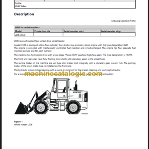 VOLVO L50E WHEEL LOADER SERVICE REPAIR MANUAL