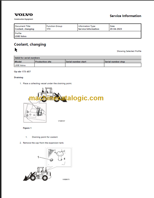 VOLVO L50E WHEEL LOADER SERVICE REPAIR MANUAL