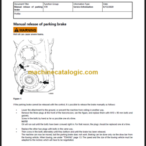 Volvo BM L180C CO Service Manual PDF