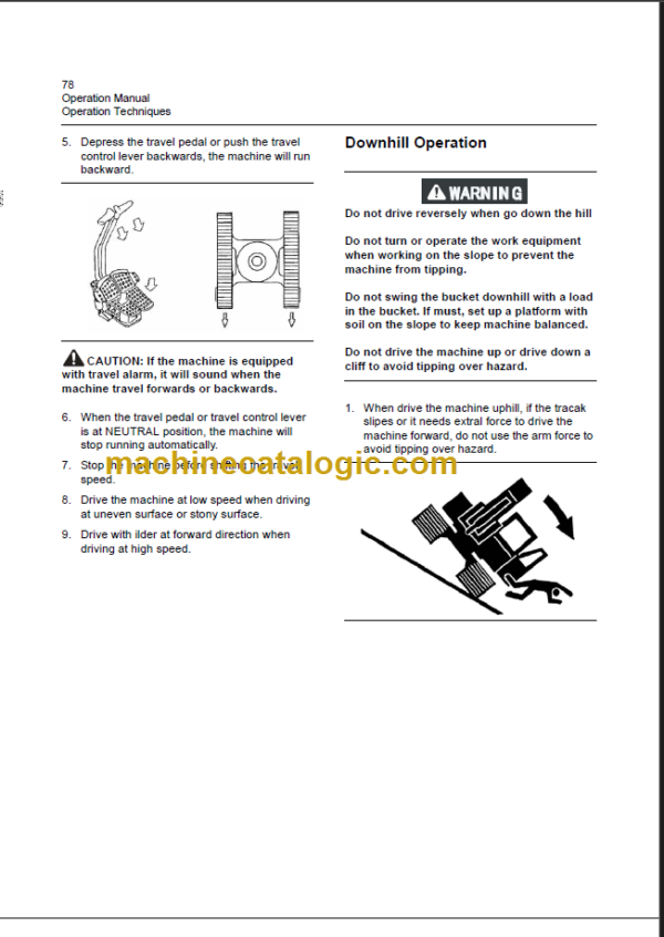 CLG906C OPERATION AND MAINTENANCE MANUAL