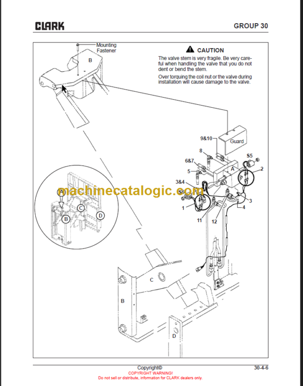 CLARK NPX-345 SERVICE MANUAL