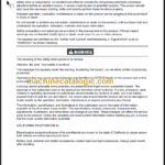 CLG922LCIII OPERATION AND MAINTENANCE MANUAL