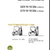 CLARK GEX 16 18 20 GTX16 18 20 SERVICE MANUAL