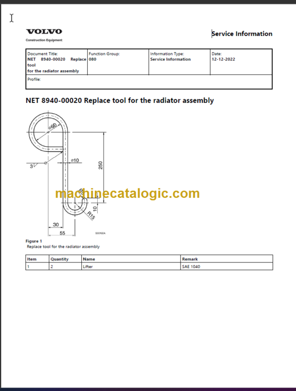 VOLVO EC240 EXCAVATOR SERVICE REPAIR MANUAL