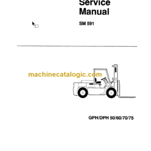 CLARK GPH DPH 50 60 70 75 SERVICE MANUAL