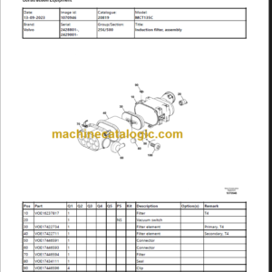 Volvo MCT135C Parts Manual PDF