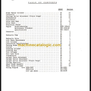 CLARK IT 30 40B (OH-366) Overhaul Manual