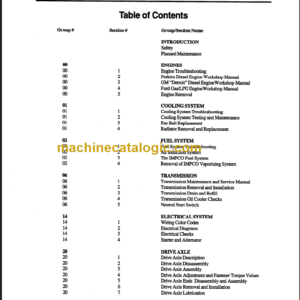 CLARK GPH DPH 50 60 70 75 SERVICE MANUAL