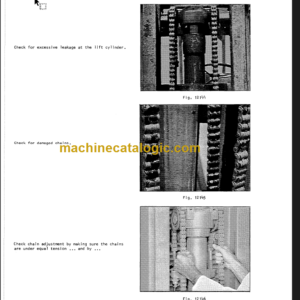 CLARK C500 355 Planned Maint & Adj Manuals