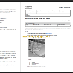 Volvo SD160 Service Manual PDF