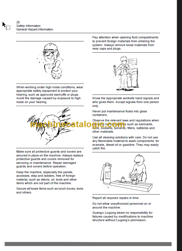 CLG908CIII-E OPERATION MANUAL