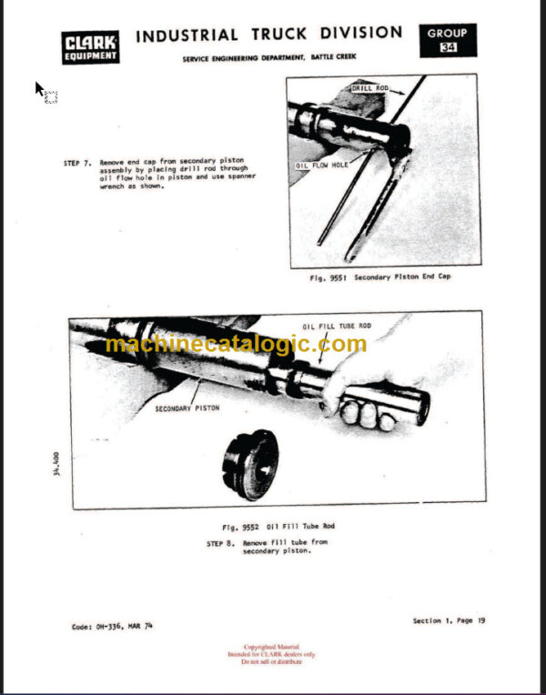 CLARK IT 30 40B (OH-366) Overhaul Manual