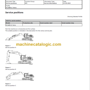 Volvo EC240B LC Service Manual PDF