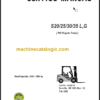 CLARK S20 25 30 35 L G SERVICE MANUAL