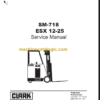 CLARK ESX12 25 SERVICE MANUAL