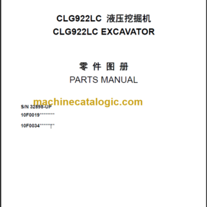 CLG 922 LCIII PARTS MANUAL 2012