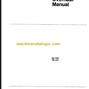 CLARK TM 247 (OH-540) Overhaul Manual