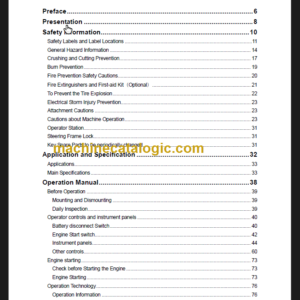 LIUGONG CLG612HIII OPERATION MANUAL