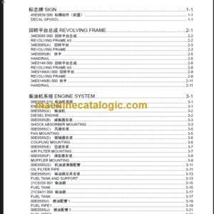 LIUGONG CLG 922 LCIII PARTS MANUAL 2012