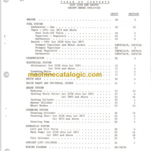 CLARK C500 Y160-S230 – Y1625 (OH-354D) Overhaul Manual