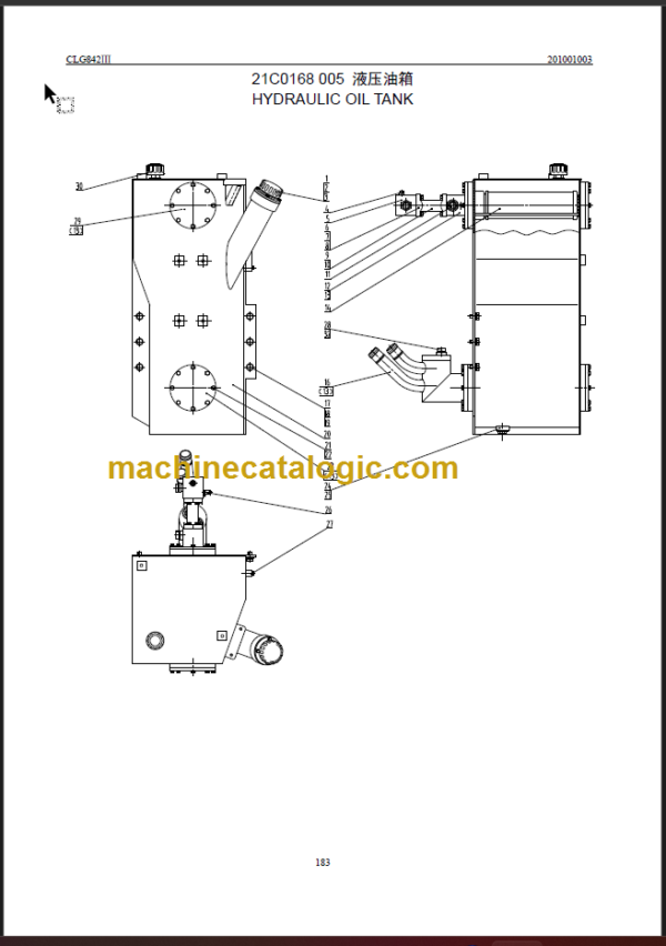 CLG842III PARTS CATALOG