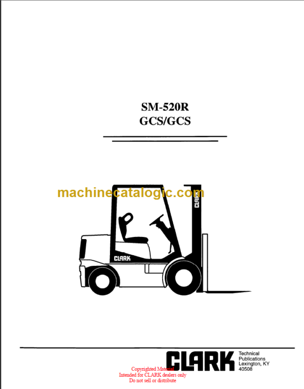 CLARK 520R GCS GPS SERVICE MANUAL REV2