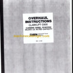 CLARK C500 Y800 OVERHAUL MANUAL