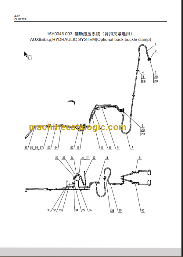 CLG 777 A PARTS CATALOGUE 2014