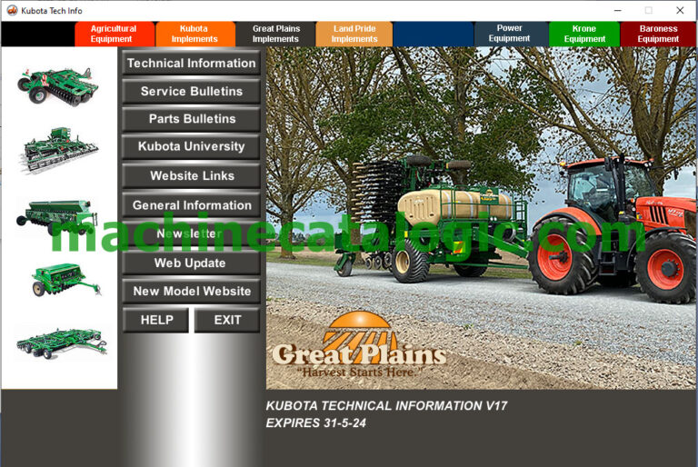 Kubota technical information 2023