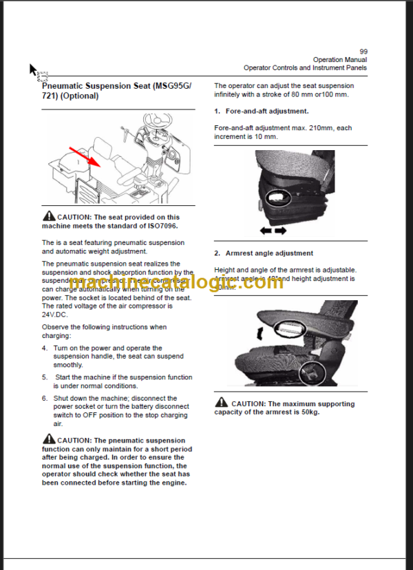 CLG 856 III OPERATION MANUAL 2012