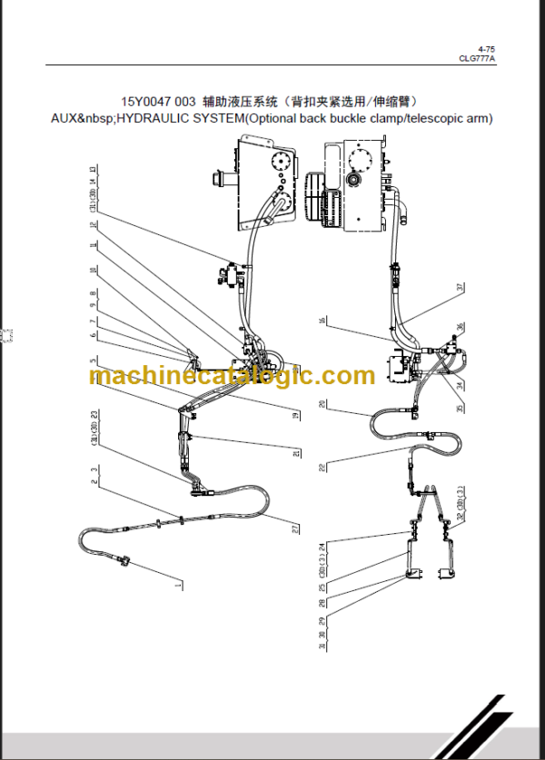 CLG 777 A PARTS CATALOGUE 2014