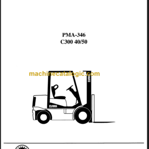 CLARK C300 40 50 Planned Maint & Adj Manuals