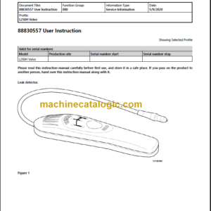 Volvo L250H Wheel Loader Service Repair Manual