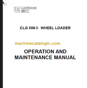 CLG 856 III OPERATION MANUAL