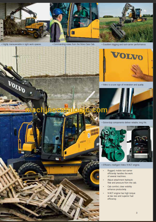 VOLVO EW140C EXCAVATOR SERVICE REAPIR MANUAL