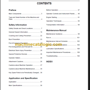 LIUGONG CLG915D III-E OPERATION MANUAL